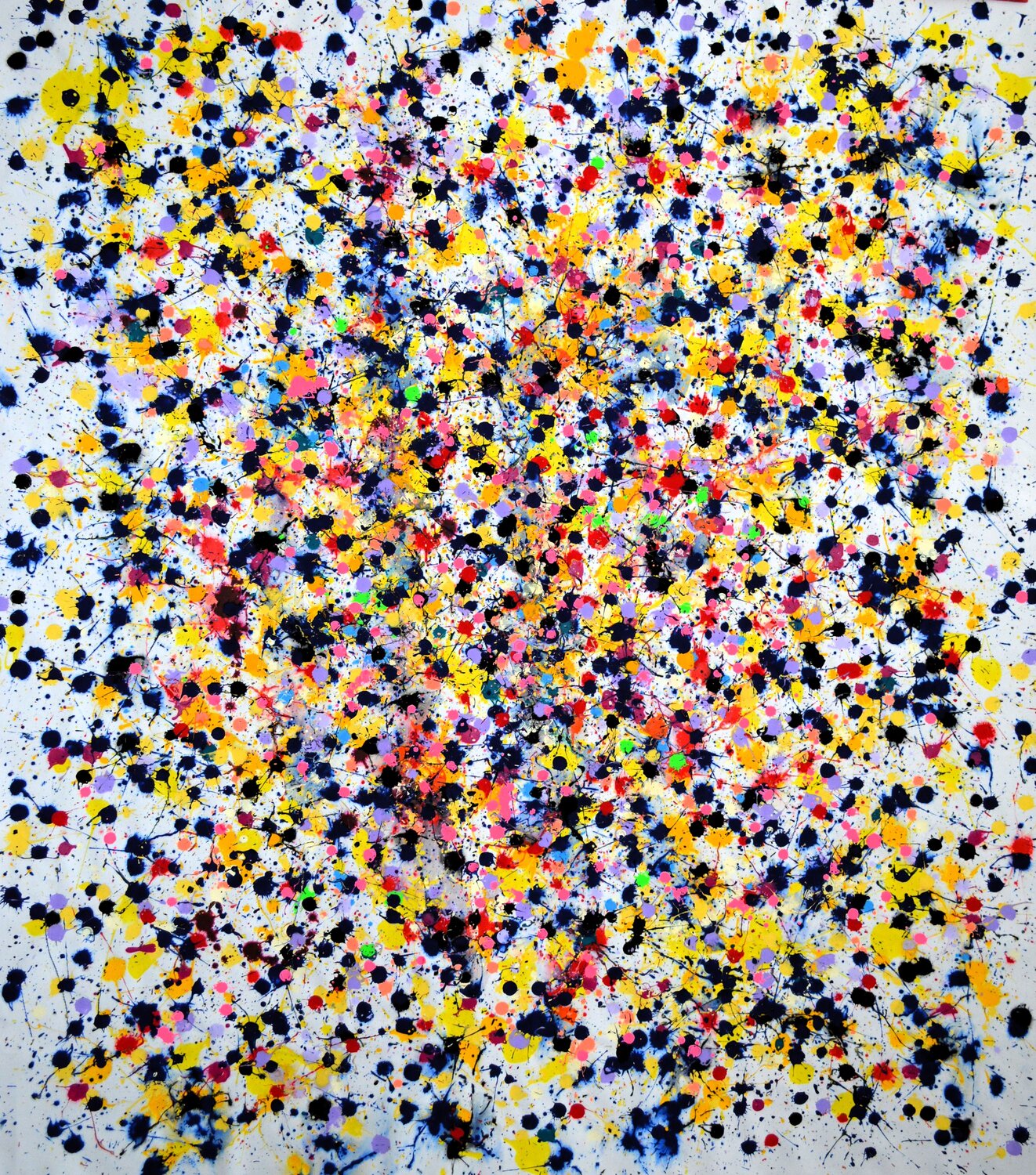 Abstrakt Farbenspiel Nr. 2077 Udo von Gelden Original painting for sale