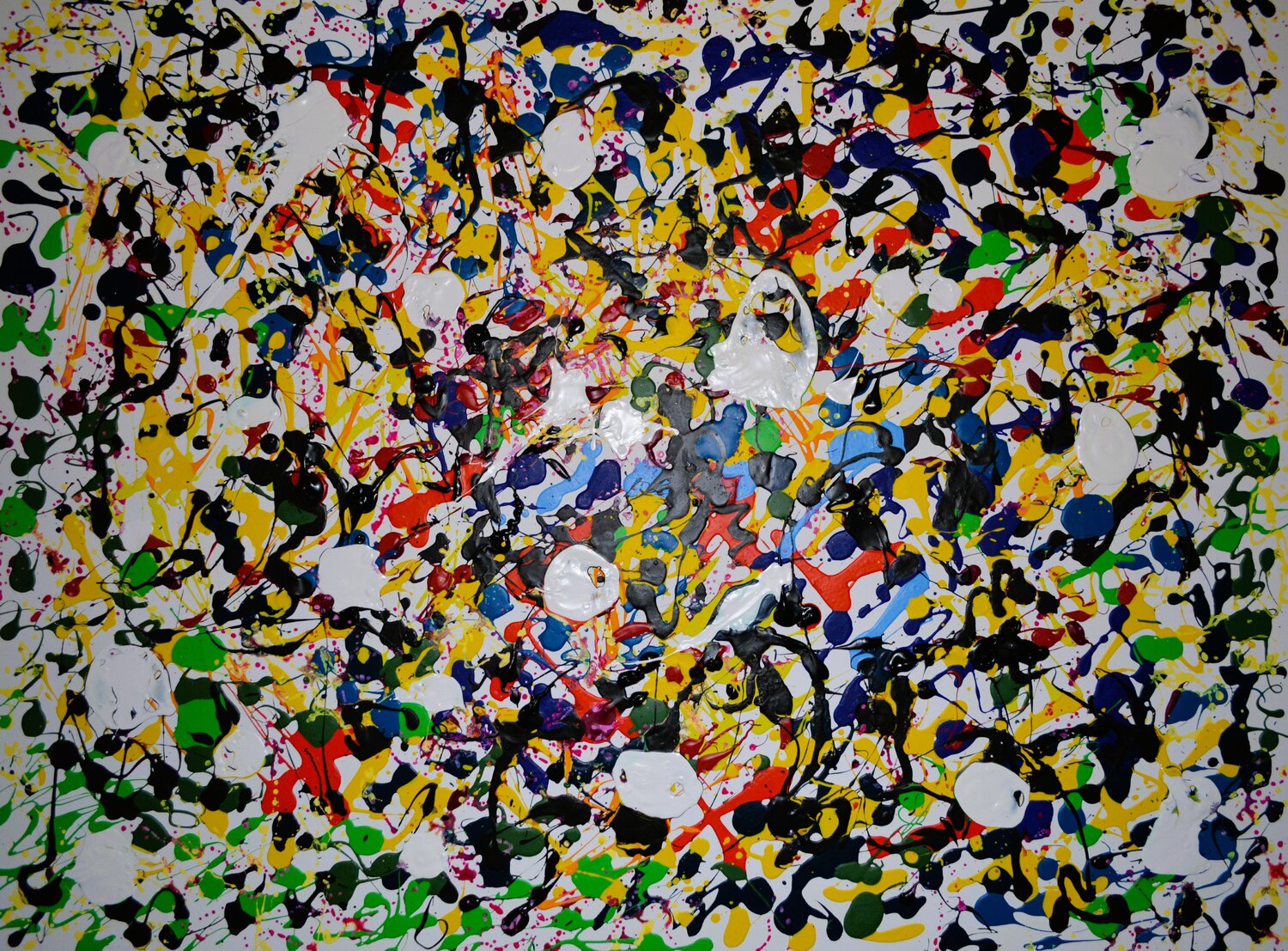 Abstraktion Udo von Gelden Original painting for sale