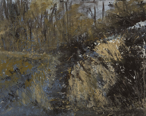 Landschaft Moor XII by Petra Knauer, Painting for Sale on Select