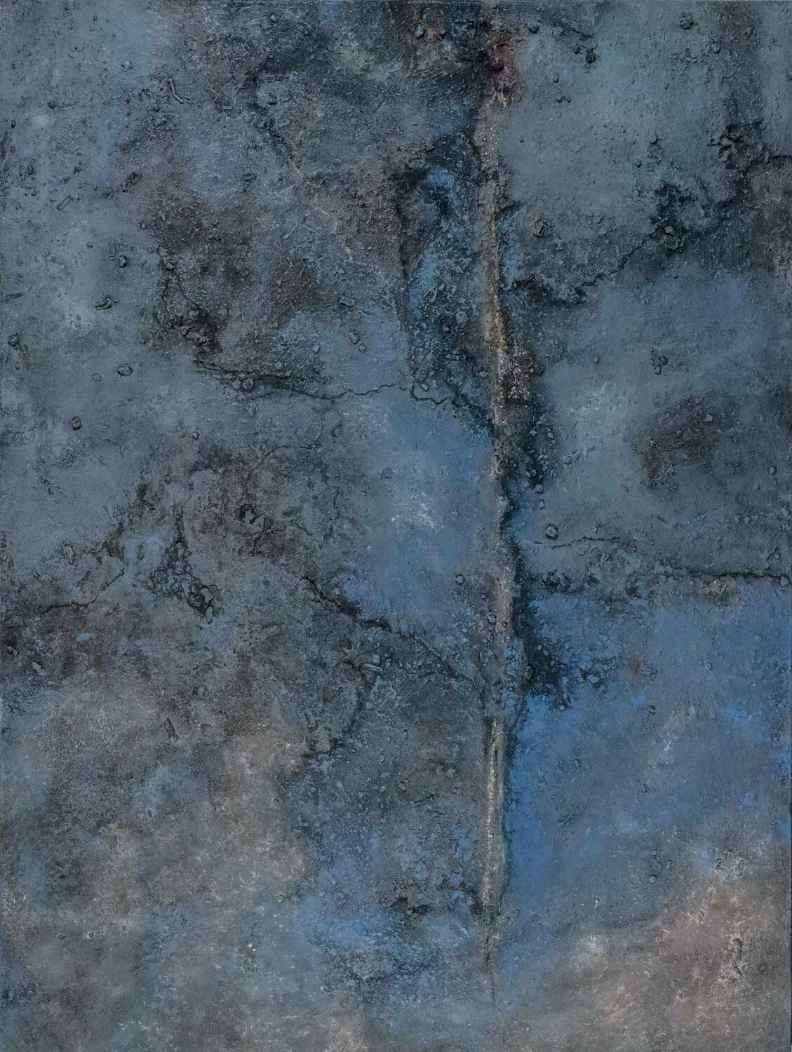 Das stille Blau zerfallener Himmel (R.M. Rilke) Petra Knauer Original painting for sale