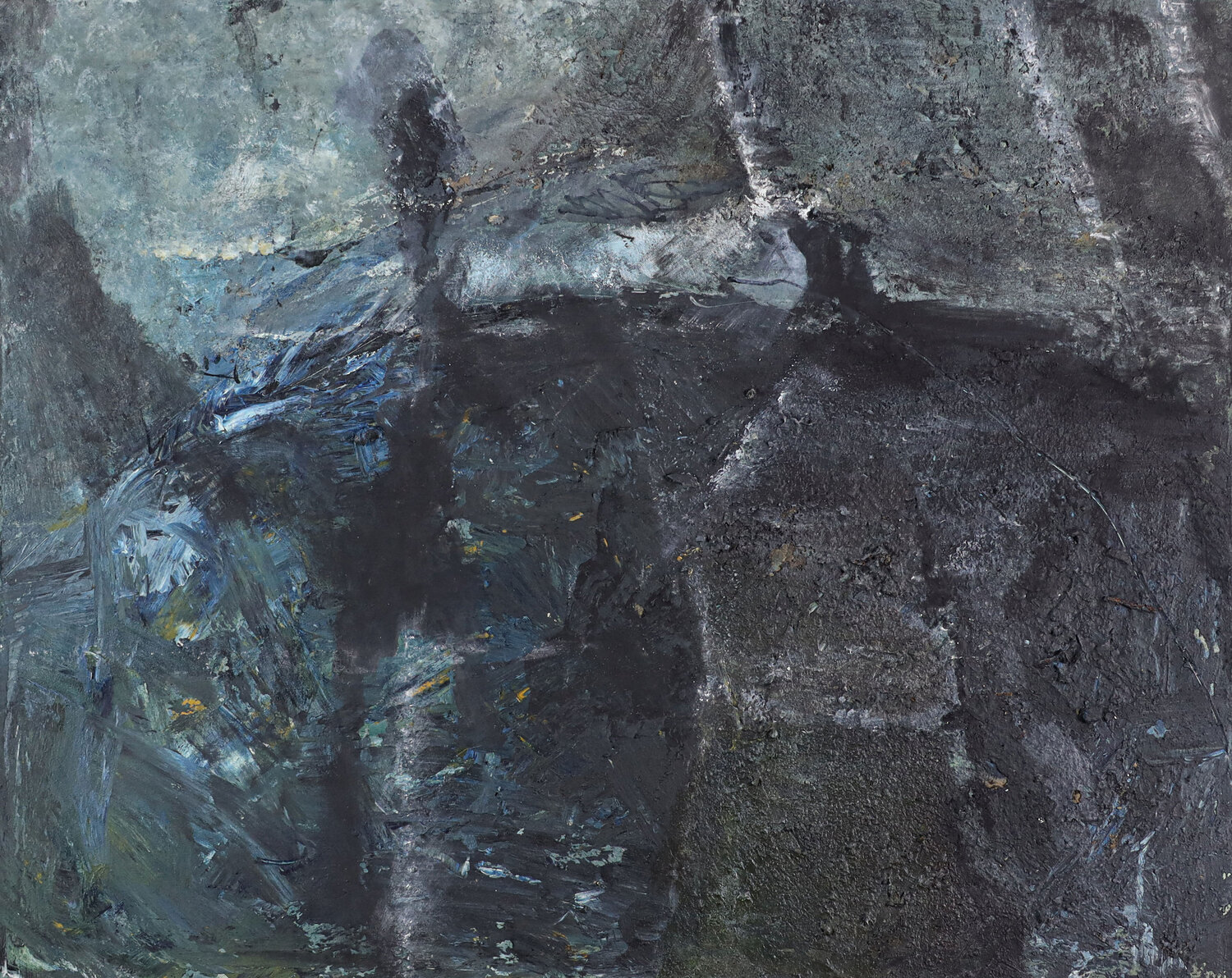 Dunkelheit und Licht Petra Knauer Original painting for sale