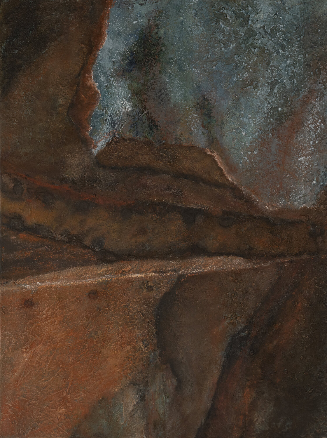 Gestrandet I Petra Knauer Original painting for sale