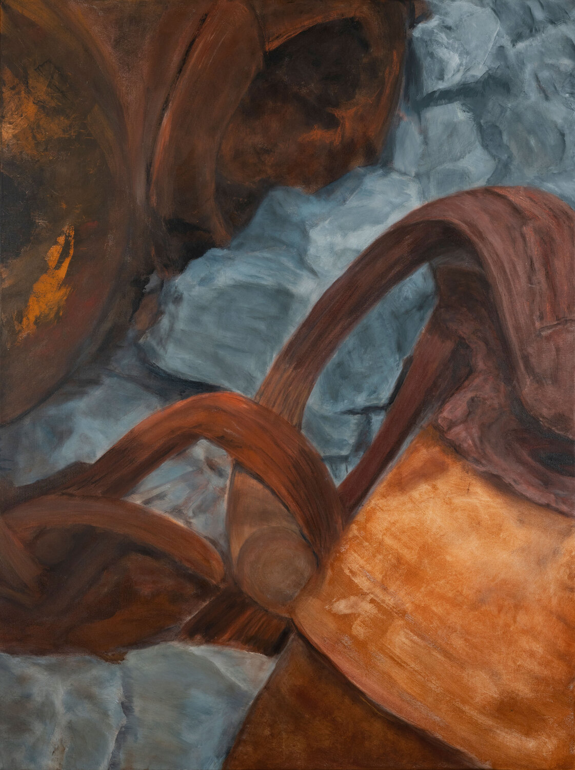 Rostige Reflexionen Petra Knauer Original painting for sale