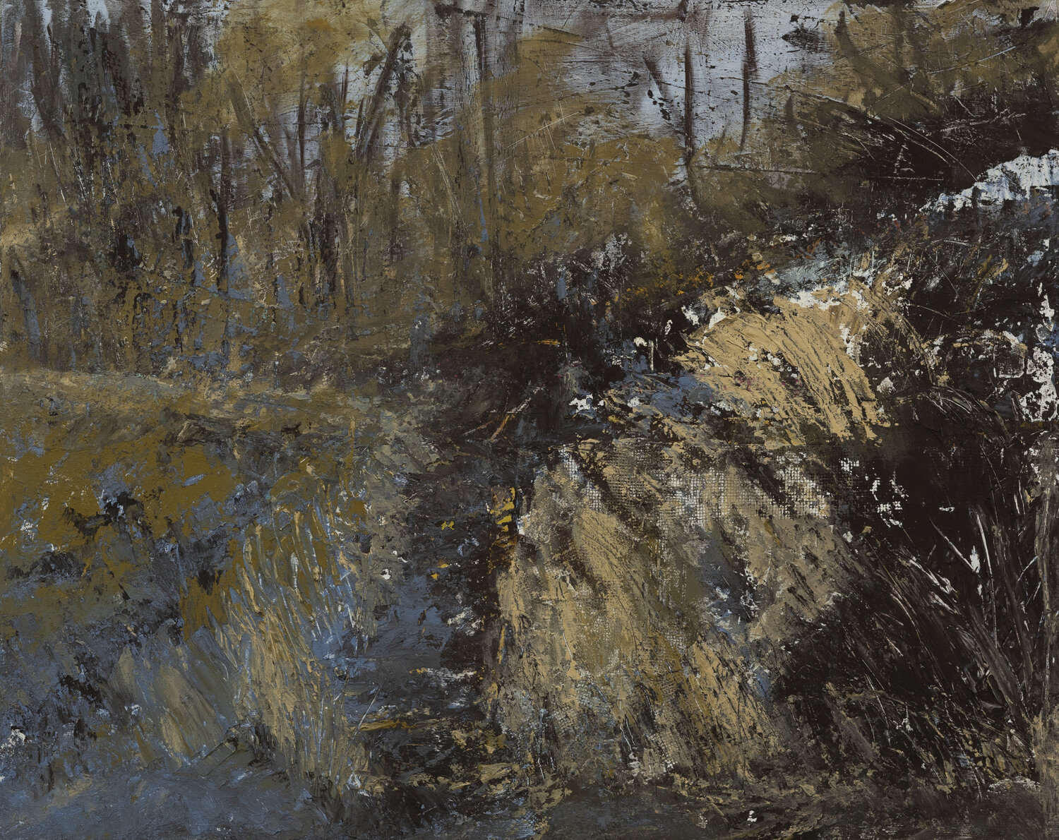Landschaft Moor XII Petra Knauer Original painting for sale