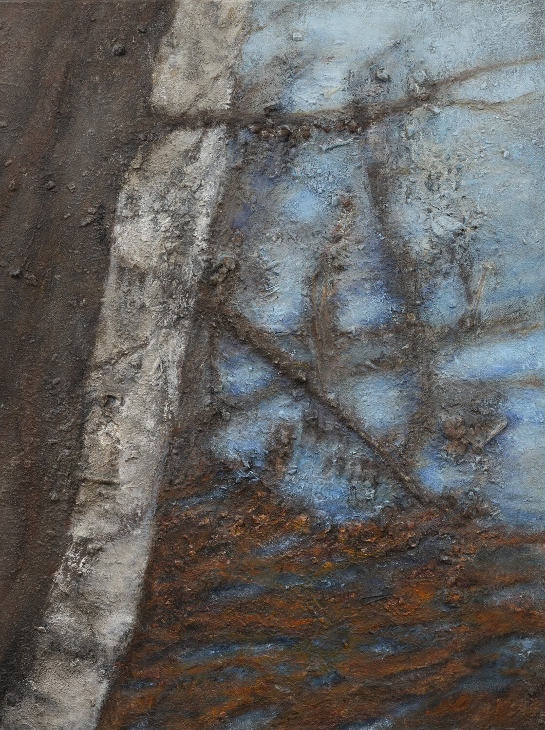 Landschaft Moor IV Petra Knauer Original painting for sale
