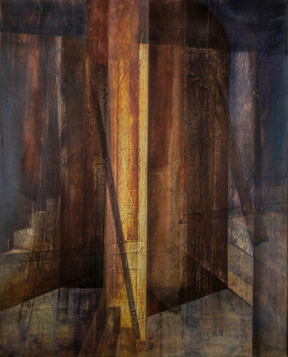 Licht - Zärtlichkeit des Raumes I by Peter Knauer, Painting for Sale on Select