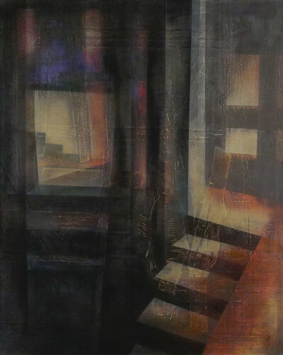 Licht - Zärtlichkeit des Raumes IV by Peter Knauer, Painting for Sale on Select