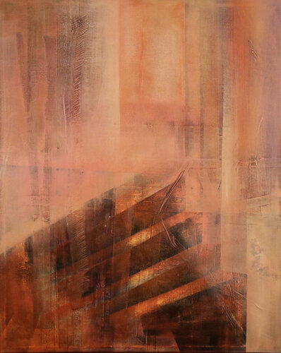 Licht - Zärtlichkeit des Raumes V by Peter Knauer, Painting for Sale on Select