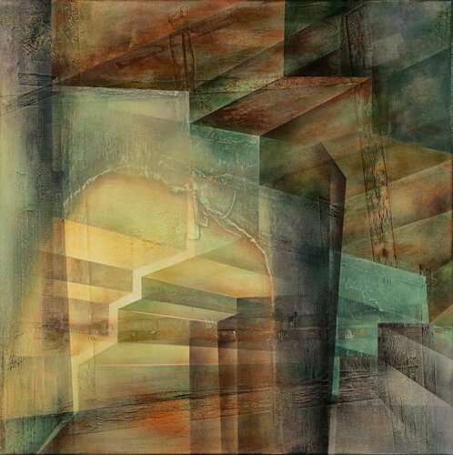 Blendender Weg, der sich vor Licht verlor (R.M. Rilke) VI by Peter Knauer, Painting for Sale on Select