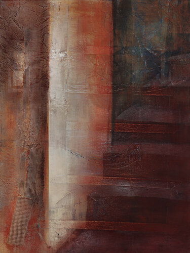 Verwischt im Strom der Zeit III by Peter Knauer, Painting for Sale on Select