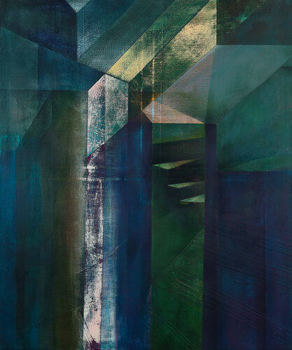 Klares Licht - Leerer Raum I by Peter Knauer, Painting for Sale on Select