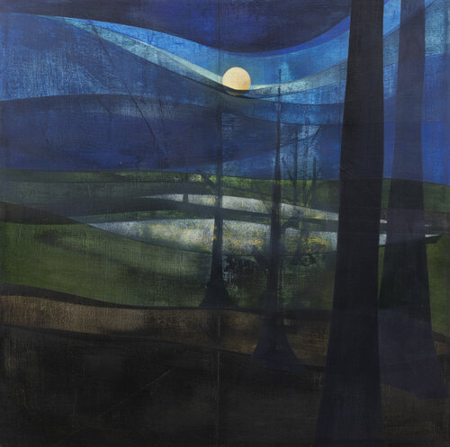 Moorlandschaft VII by Peter Knauer, Painting for Sale on Select