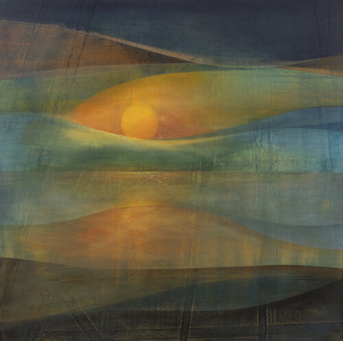 Moorlandschaft VI by Peter Knauer, Painting for Sale on Select