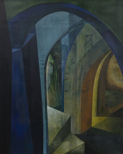 Hiersein VIII by Peter Knauer, Painting for Sale on Select