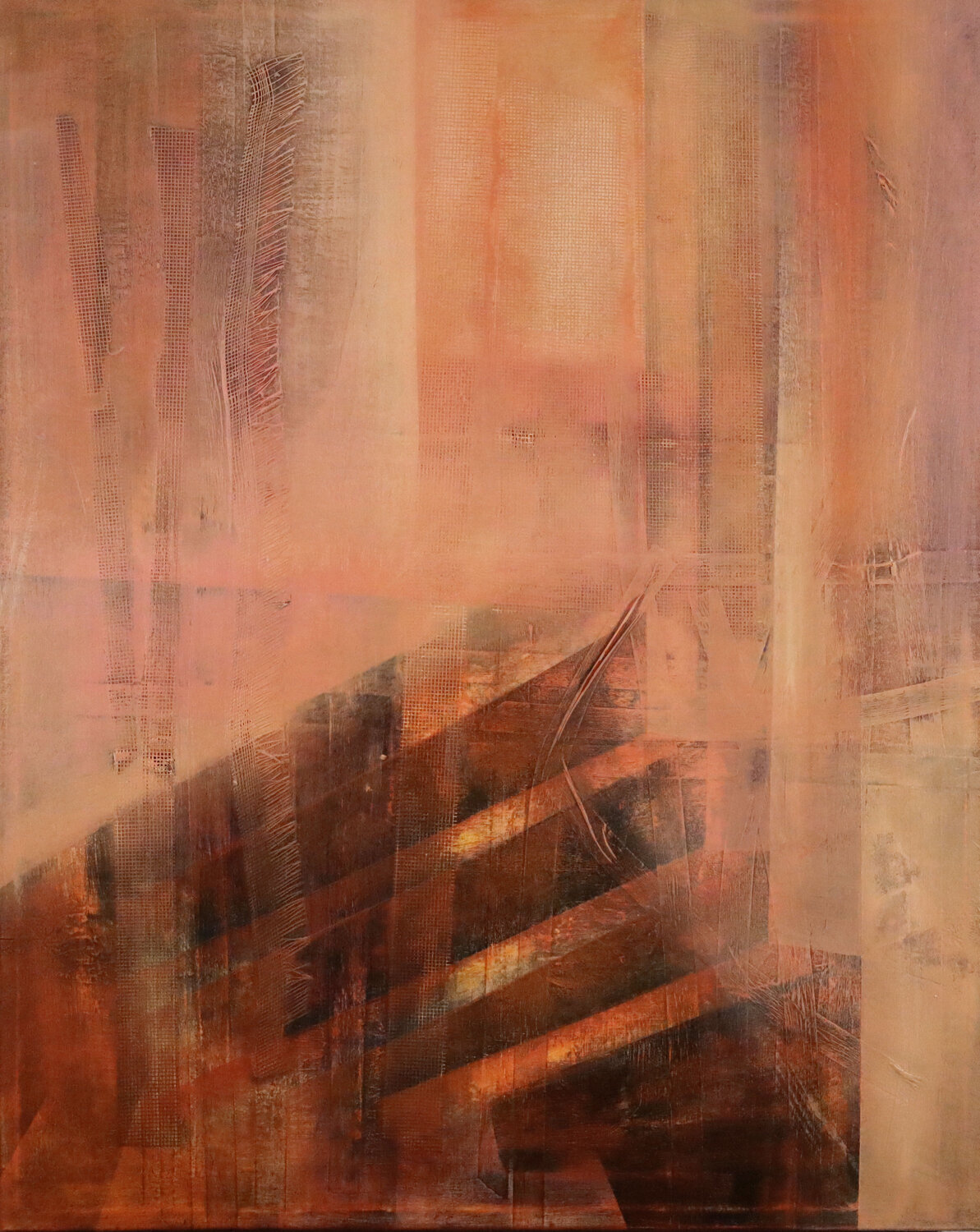 Licht - Zärtlichkeit des Raumes V Peter Knauer Original painting for sale