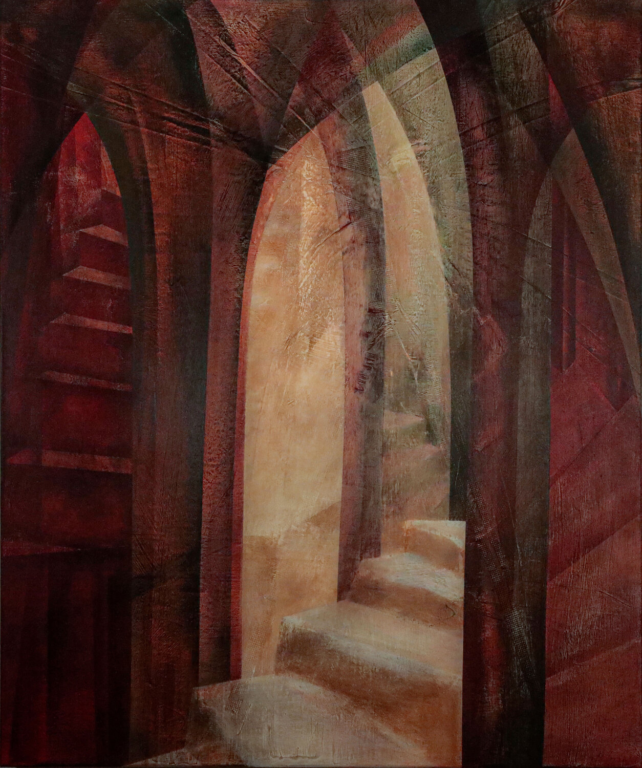 Licht - Zärtlichkeit des Raumes VII Peter Knauer Original painting for sale