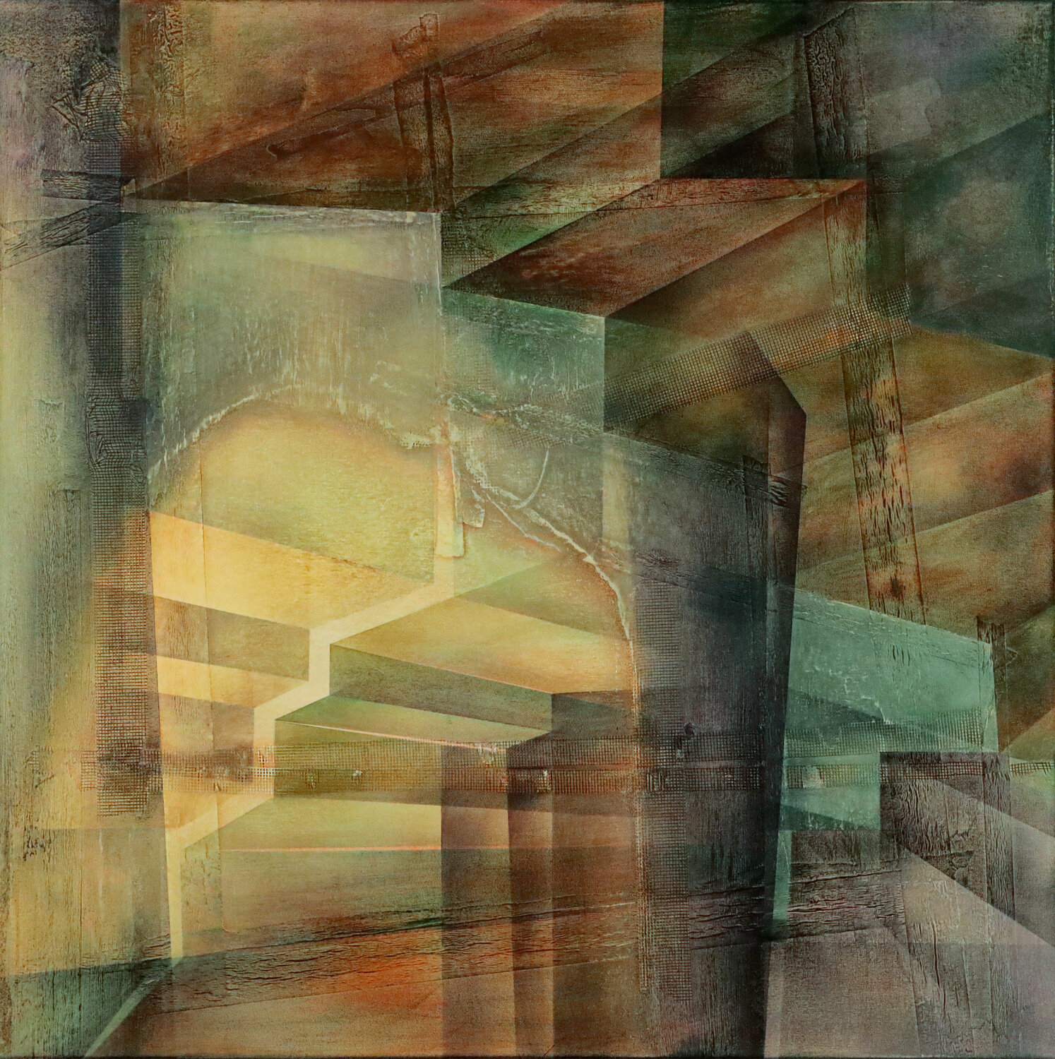 Blendender Weg, der sich vor Licht verlor (R.M. Rilke) VI Peter Knauer Original painting for sale