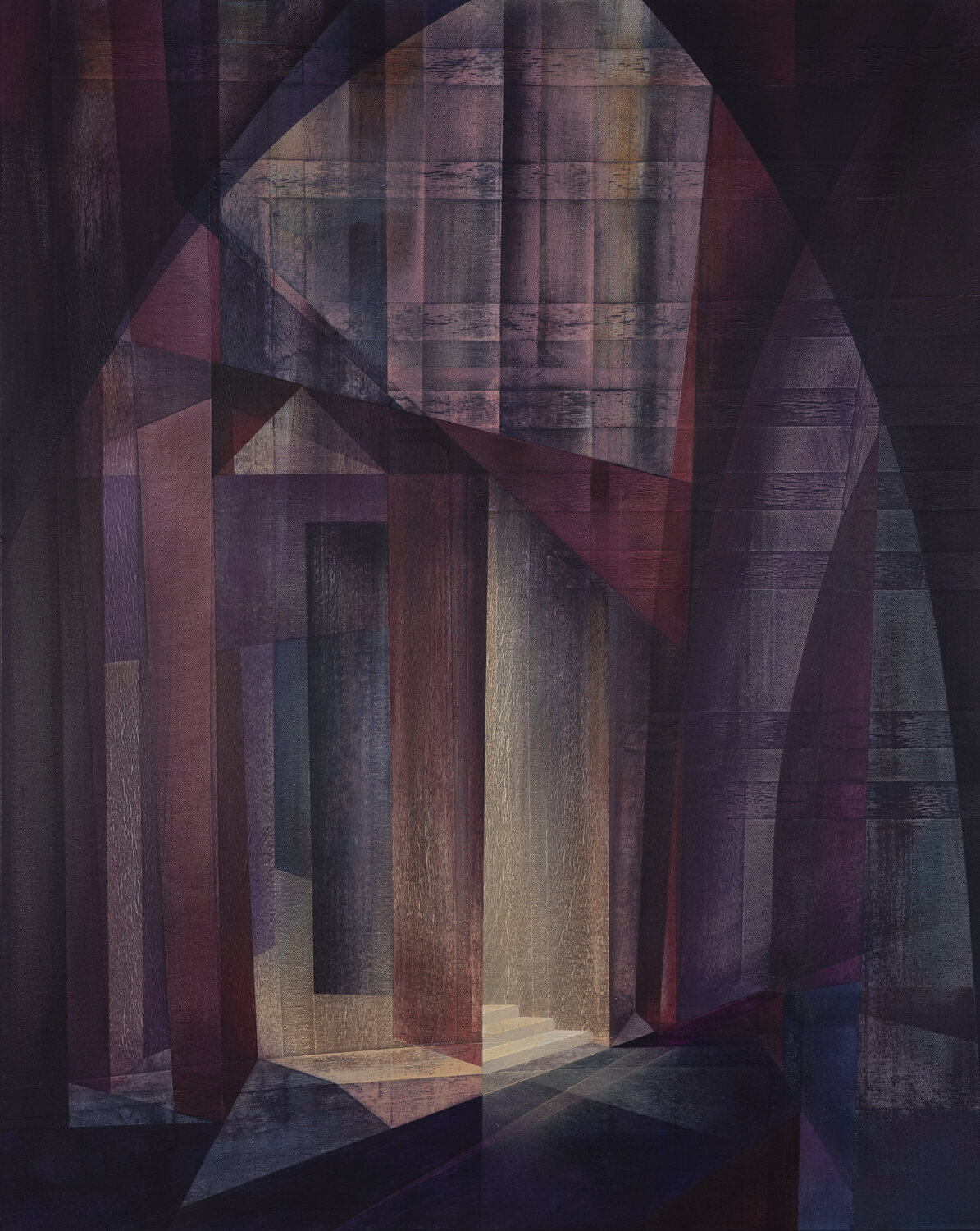 Zwischen Licht und Schatten II Peter Knauer Original painting for sale