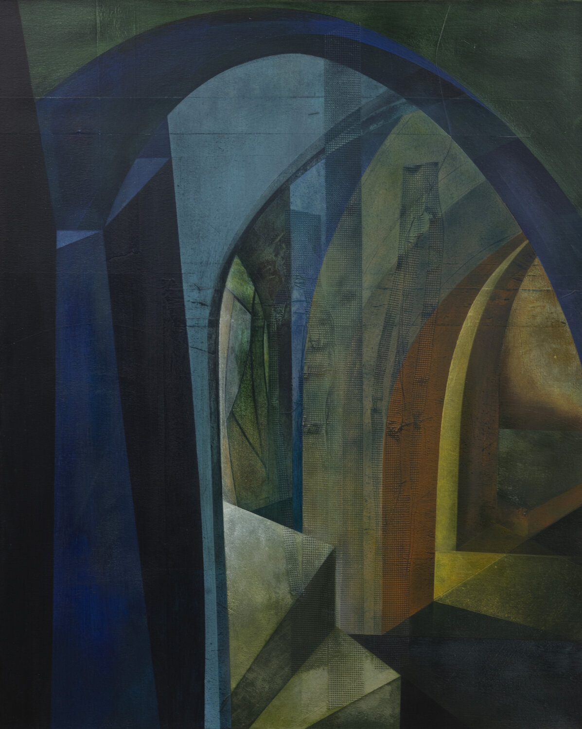 Hiersein VIII Peter Knauer Original painting for sale
