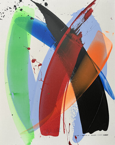 Katana no.143 by Eren Ögüt, Painting for Sale on Select