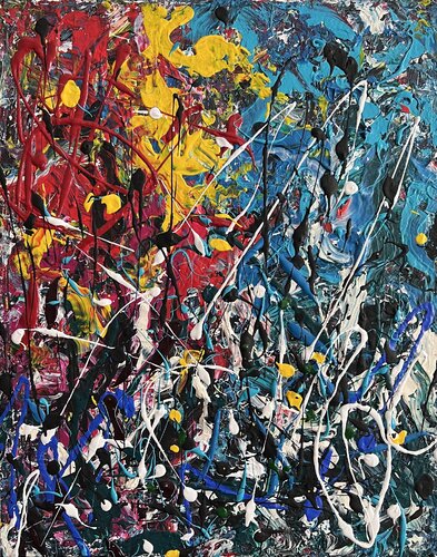 Shivas Dance #1 by Ruzica Sola, Painting for Sale on Select