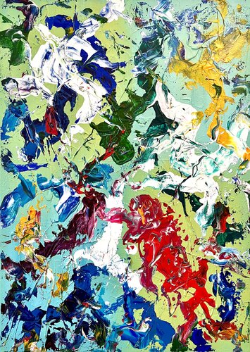 The Emotional Way #5 by Ruzica Sola, Painting for Sale on Select