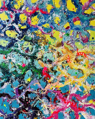 The Emotional Way #18 by Ruzica Sola, Painting for Sale on Select
