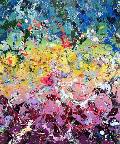The Emotional Way #21 by Ruzica Sola, Painting for Sale on Select