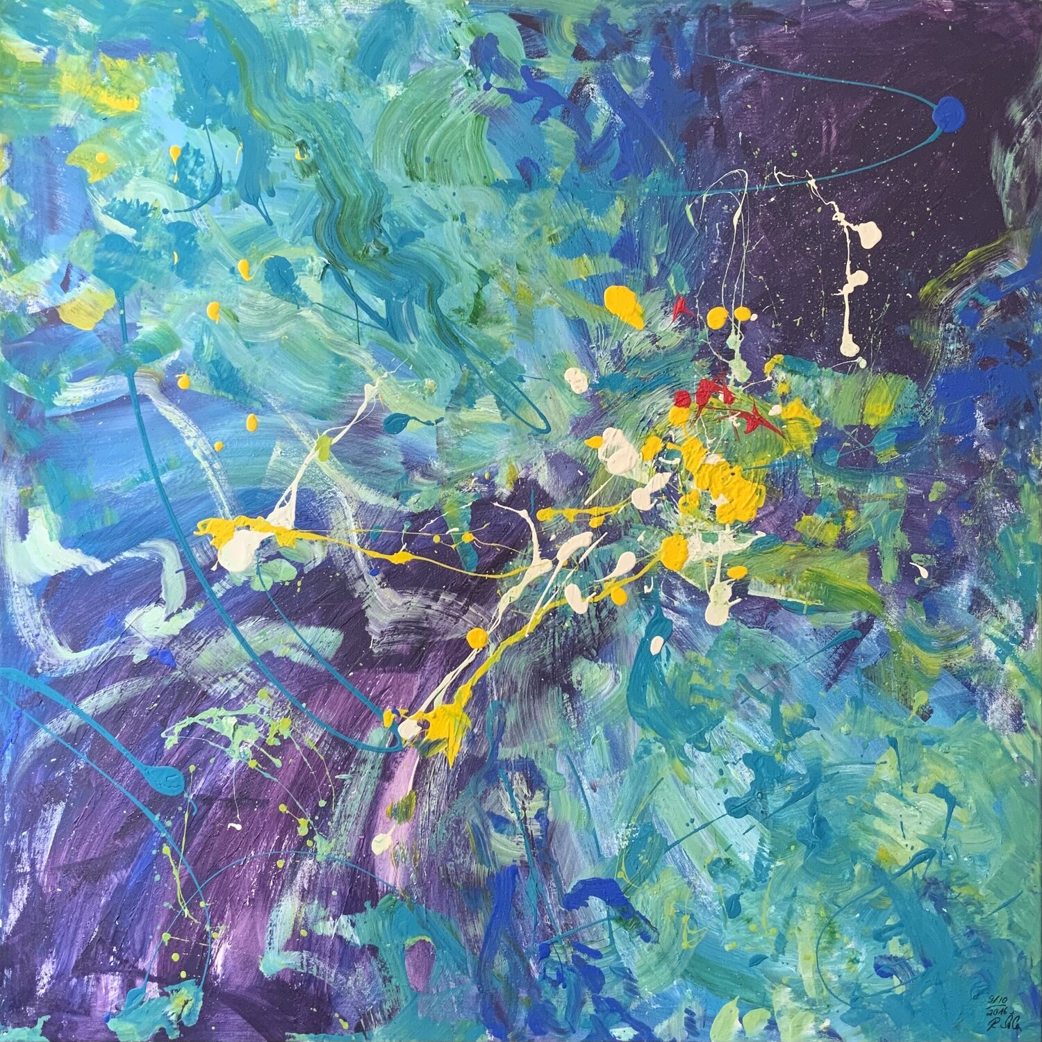 Sfera Ruzica Sola Original painting for sale