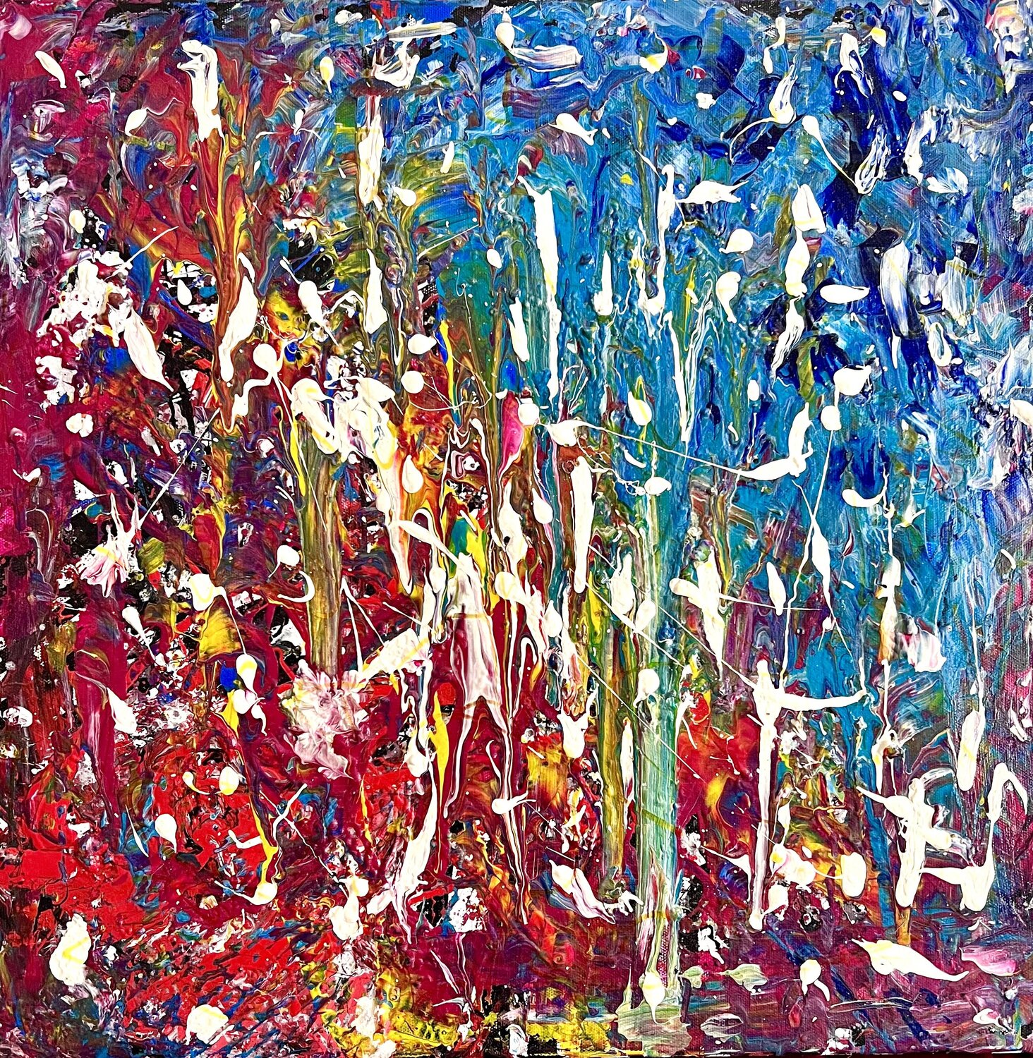 Shivas Dance #2 Ruzica Sola Original painting for sale