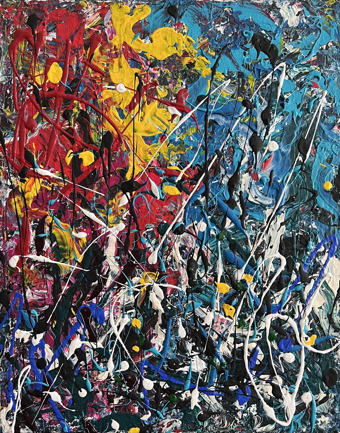 Shivas Dance #1 Ruzica Sola Original painting for sale