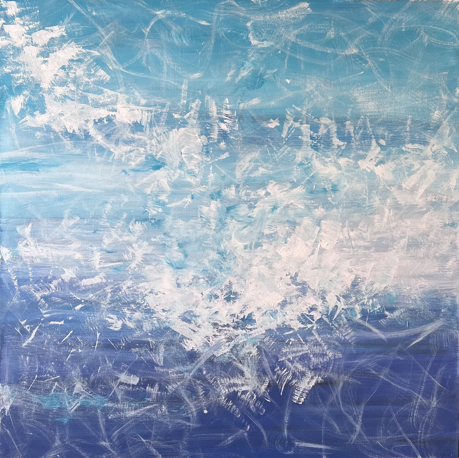 The Emotional Waves #1 Ruzica Sola Original painting for sale