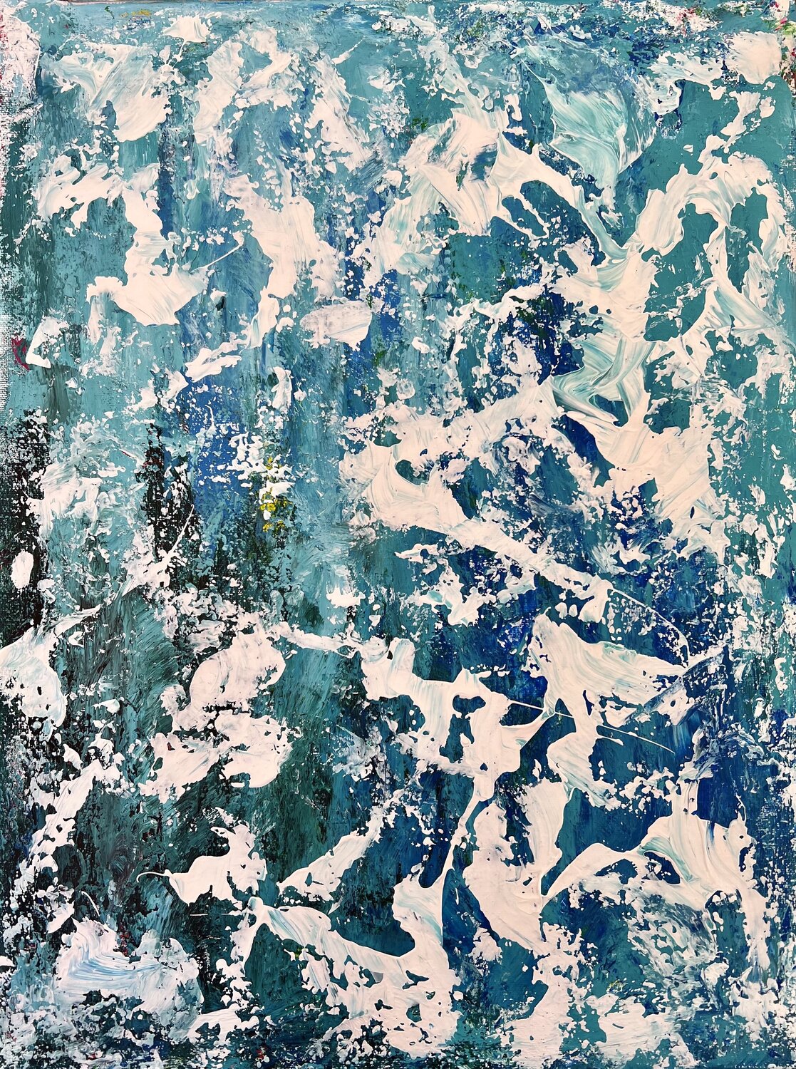 The Emotional Waves #2 Ruzica Sola Original painting for sale