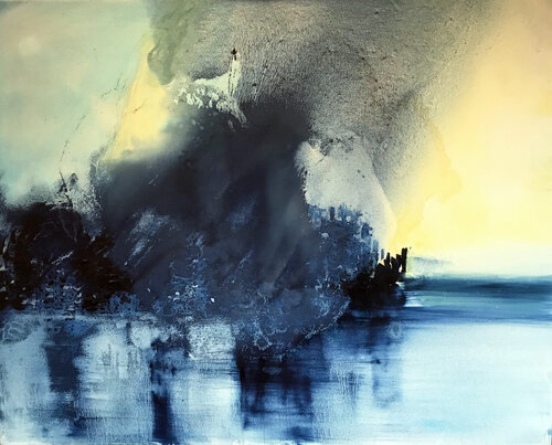 nine-eleven by Gerlinde Kosina, Painting for Sale on Select