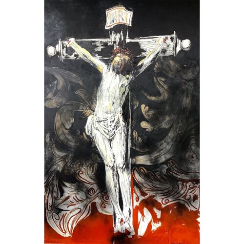 Jesus by Aidas Mikelenas, Painting for Sale on Select