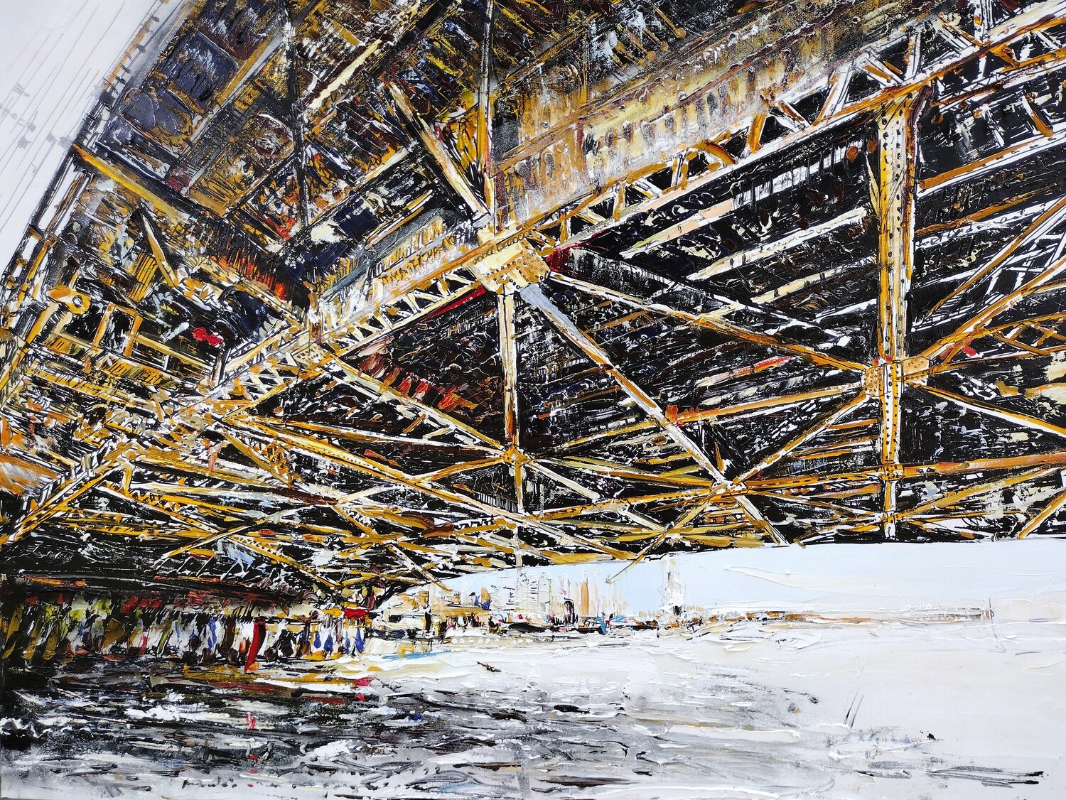 Chicago Aidas Mikelenas Original painting for sale