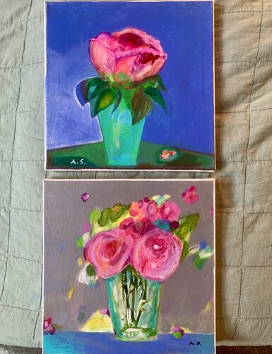 Roses by Anne Samson, Painting for Sale on Select