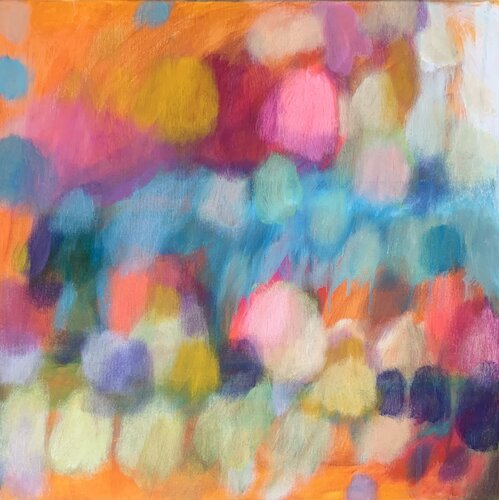 Abstract. Tulips. by Anne Samson, Painting for Sale on Select