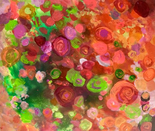 Jardin d‘été by Anne Samson, Painting for Sale on Select