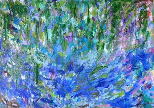 Blaue Stunde by Anne Samson, Painting for Sale on Select