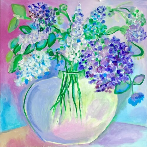 Blütenzauber by Anne Samson, Painting for Sale on Select
