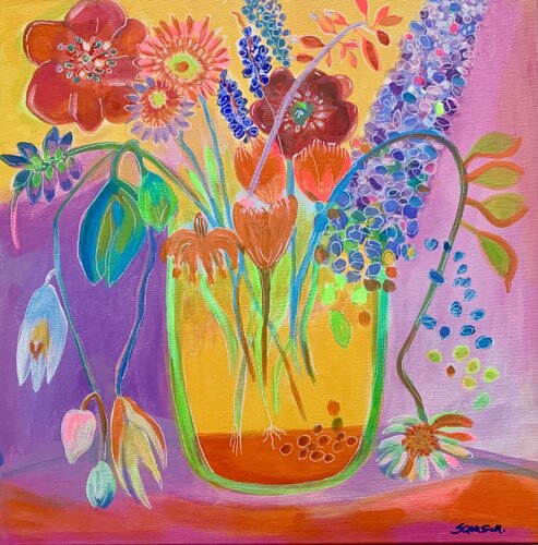 Flower Power von Anne Samson, Malerei kaufen auf Select