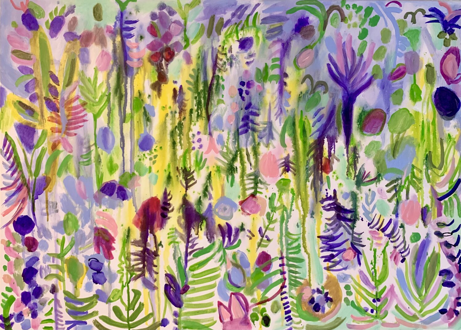 Im Wald Anne Samson Original painting for sale