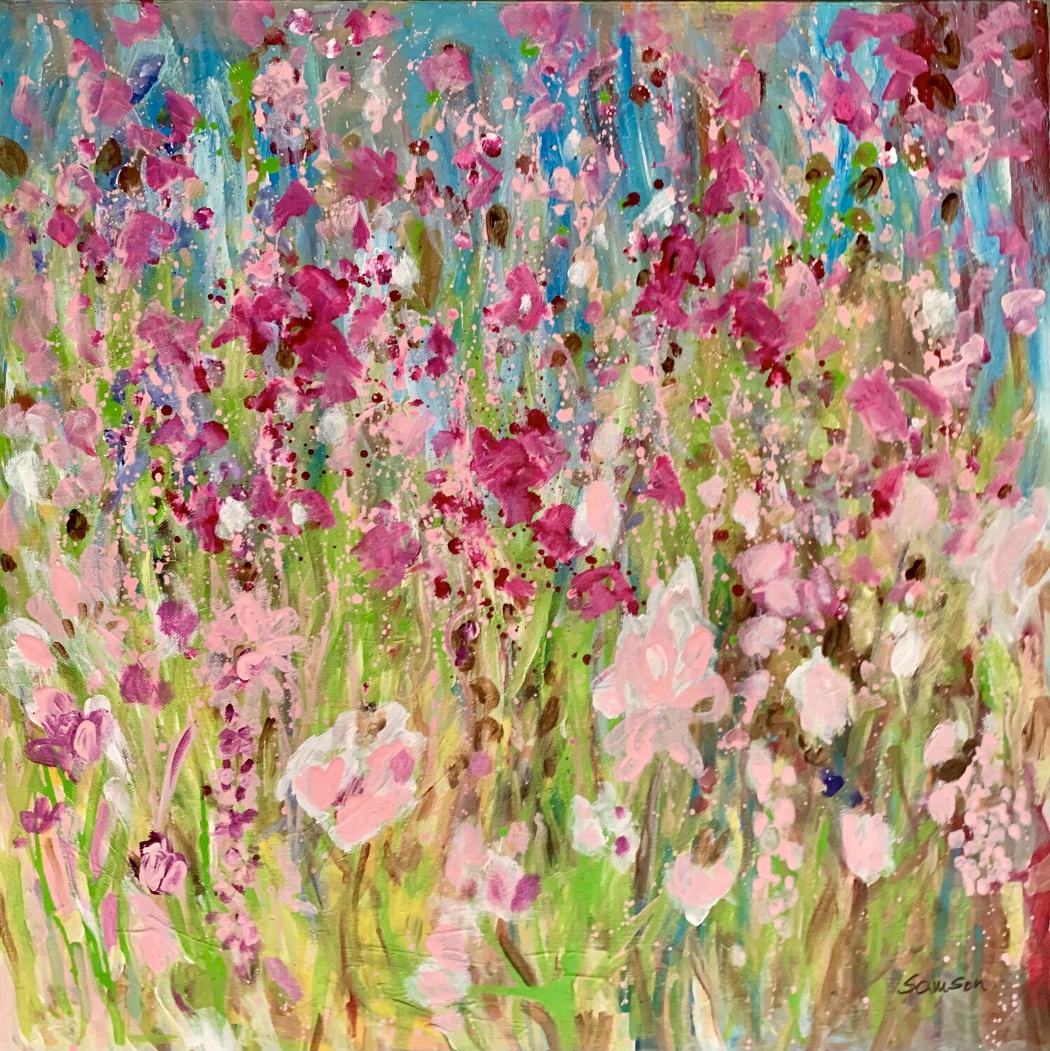 When I was a child Anne Samson Original painting for sale
