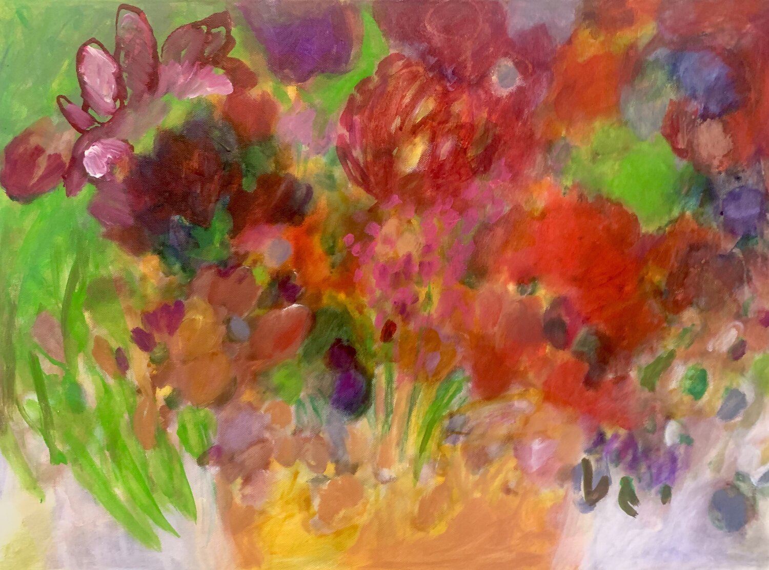 When you feel really good Anne Samson Original painting for sale