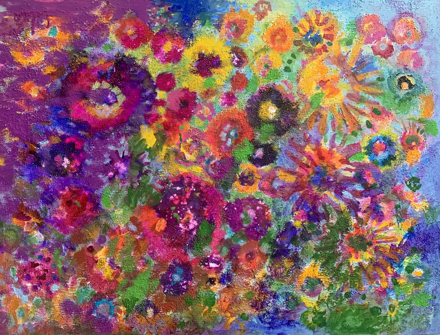 Wild thing Anne Samson Original painting for sale
