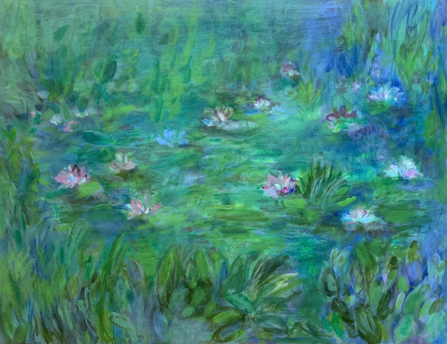Am Teich Anne Samson Original painting for sale