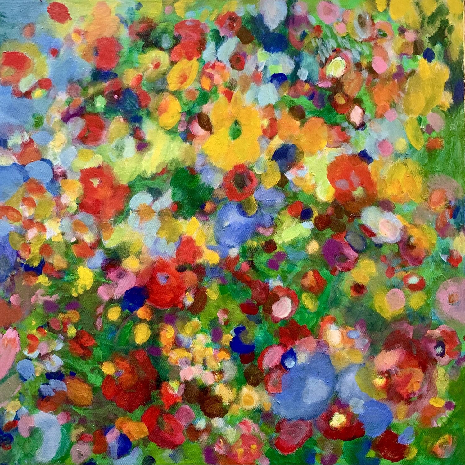 Summertime and the living is easy Anne Samson Original painting for sale