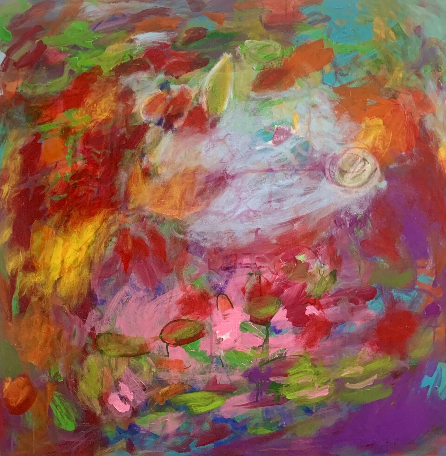 Nach dem großen Regen Anne Samson Original painting for sale