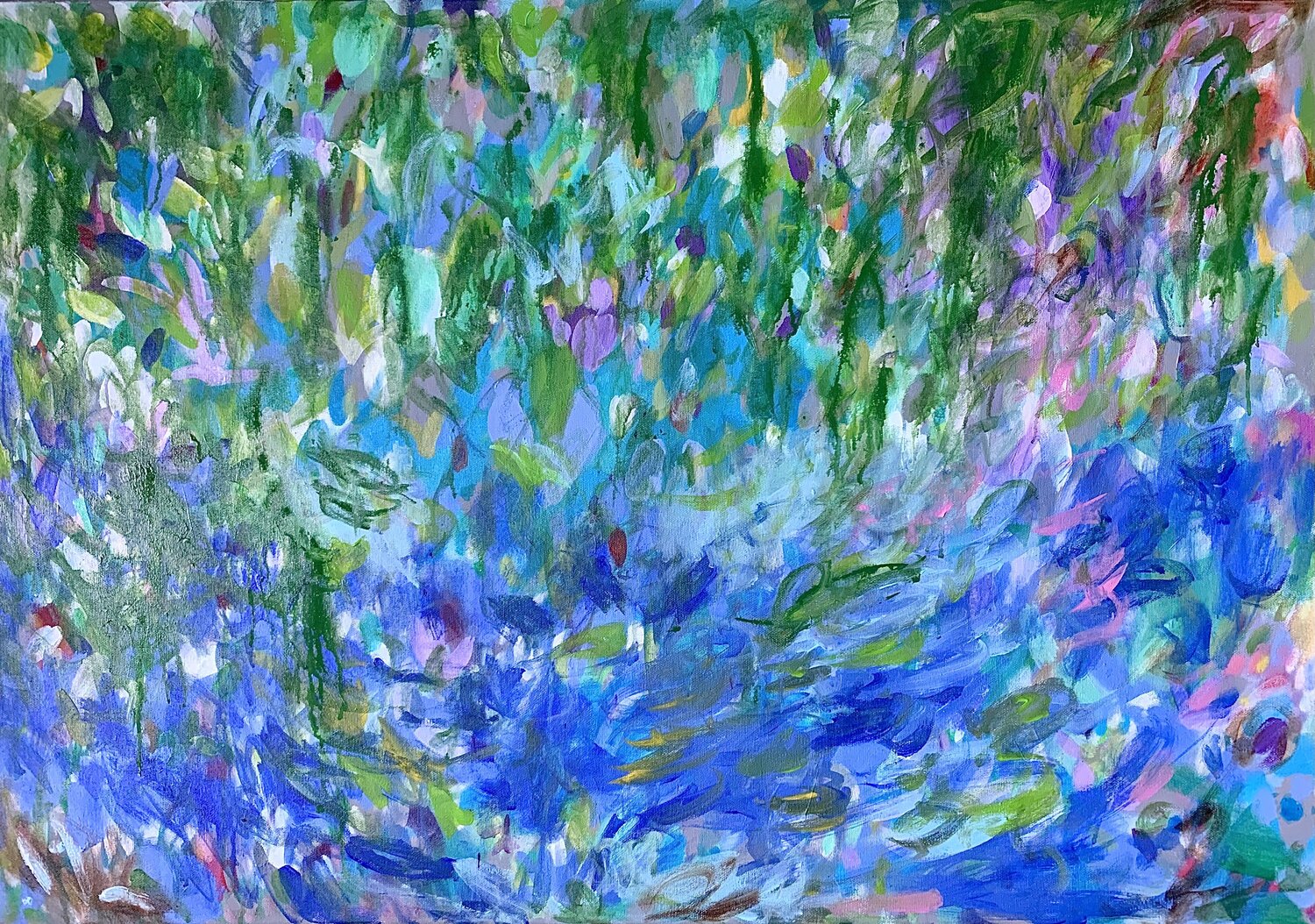 Blaue Stunde Anne Samson Original painting for sale